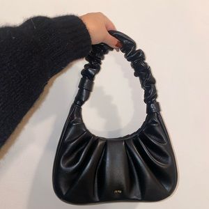 JW PEI Women's Gabbi Ruched Hobo Handbag - Black, barely ever worn!